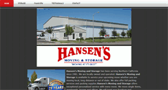 Desktop Screenshot of hansensmoving.com